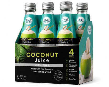 Thai Coco - Coconut Juice with Real Pulp (taste of Thailand)